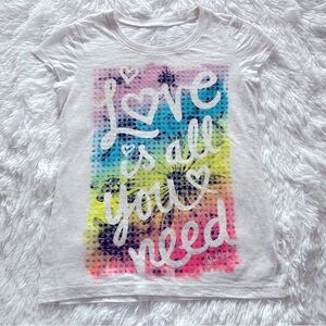 Justice Textured Love Is All You Need T-Shirt